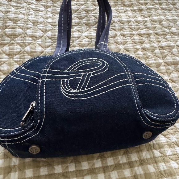 Telfar Limited Edition Small Denim Dumpling Bag - Picture 1 of 6